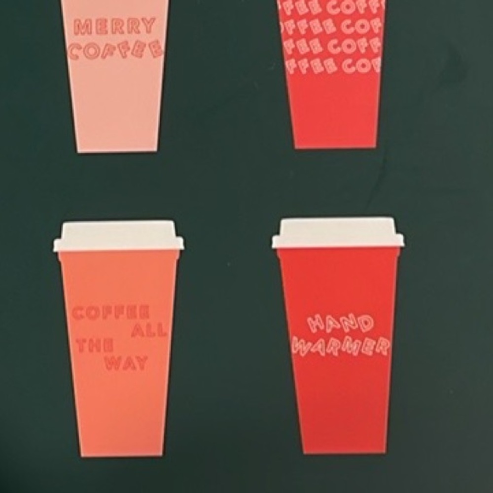 Starbucks🎄Reusable Hot Cups - MERRY HOLIDAY Edition NWT-NIB